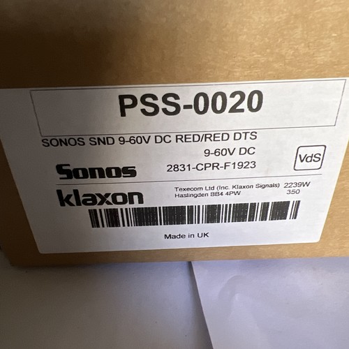 Klaxon pss 0020 - pss-0020, sounder